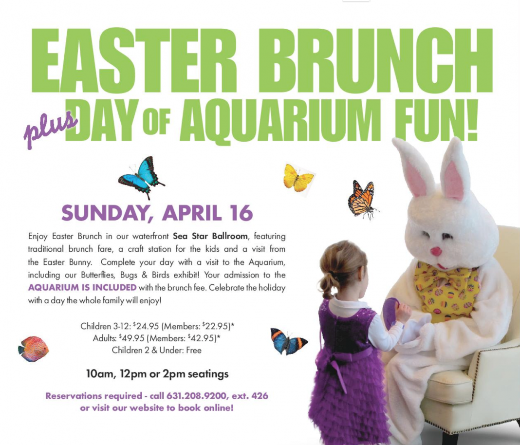 Easter Bunny Brunch at the LI Aquarium Local FunPass Newsroom
